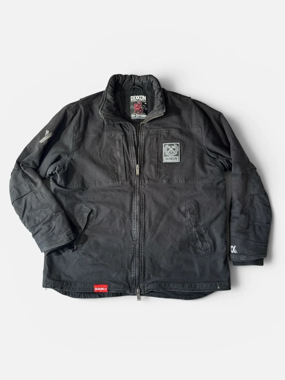 Dixxon flannel company 3XL XXXL black foreman full zip cotton jacket EUC